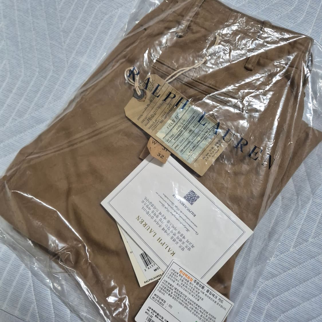 [31x32 ]RRL 더블알엘 브리티시 카키 필드 치노  팬츠 상품이미지1