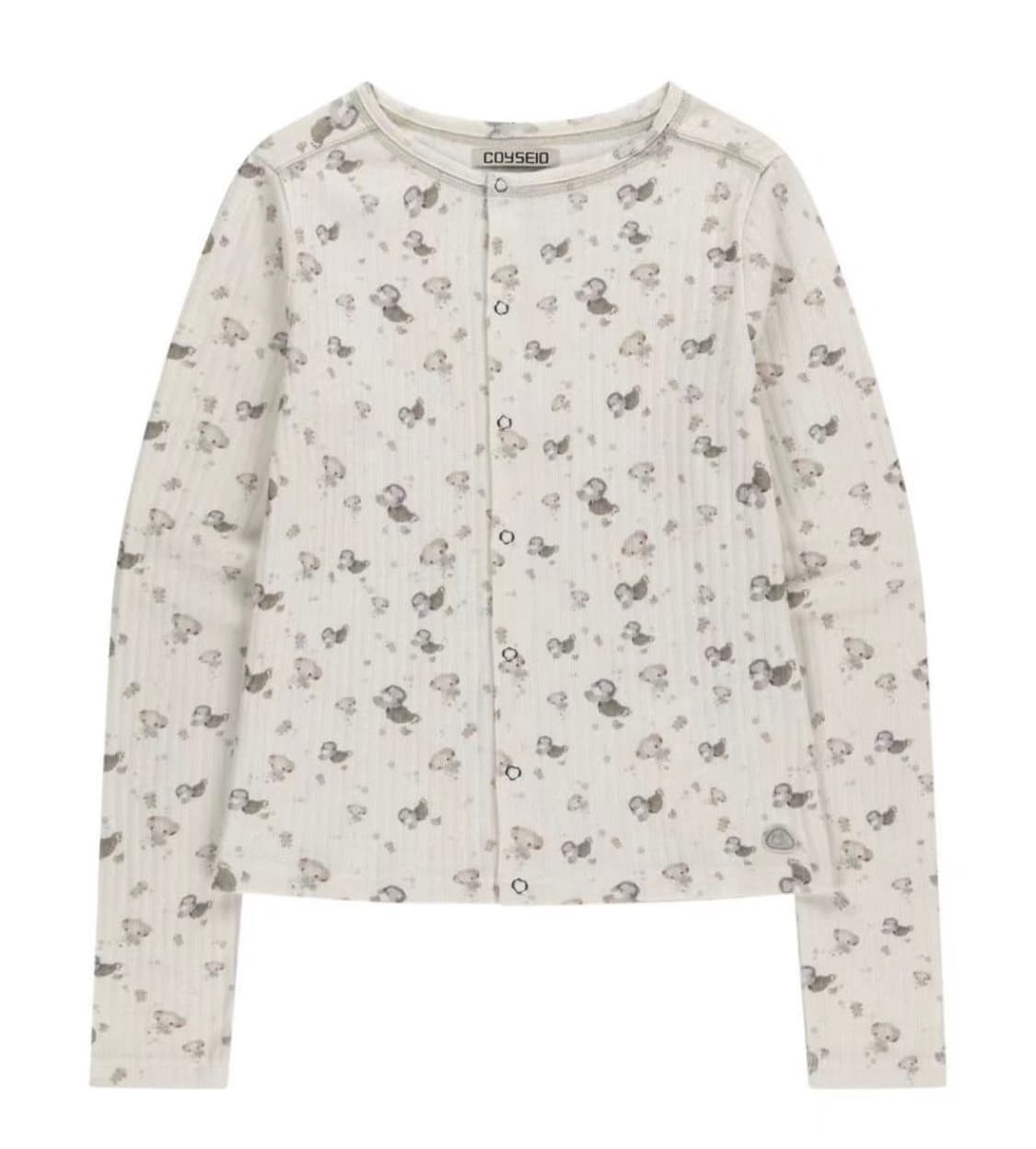 코이세이오 코튼 커들 롱슬리브 - 아이보리 상품이미지1