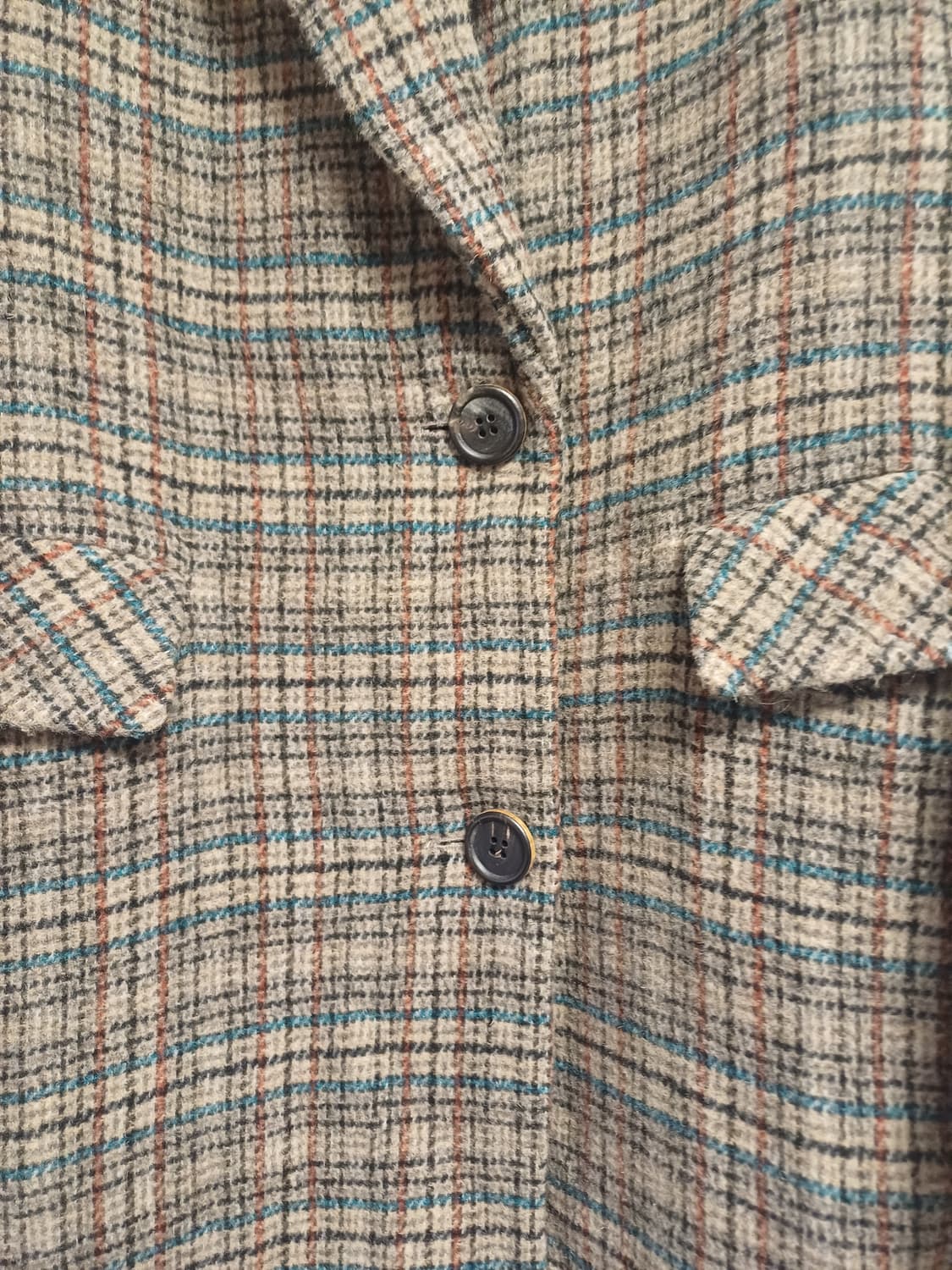 [이태리원단] SI(씨) 여성 자수 포인트 체크 롱코트 (55) 상품이미지6