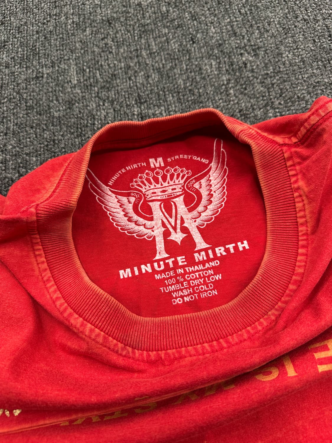 M) Minute Mirth 스트릿 반팔티셔츠 상품이미지3