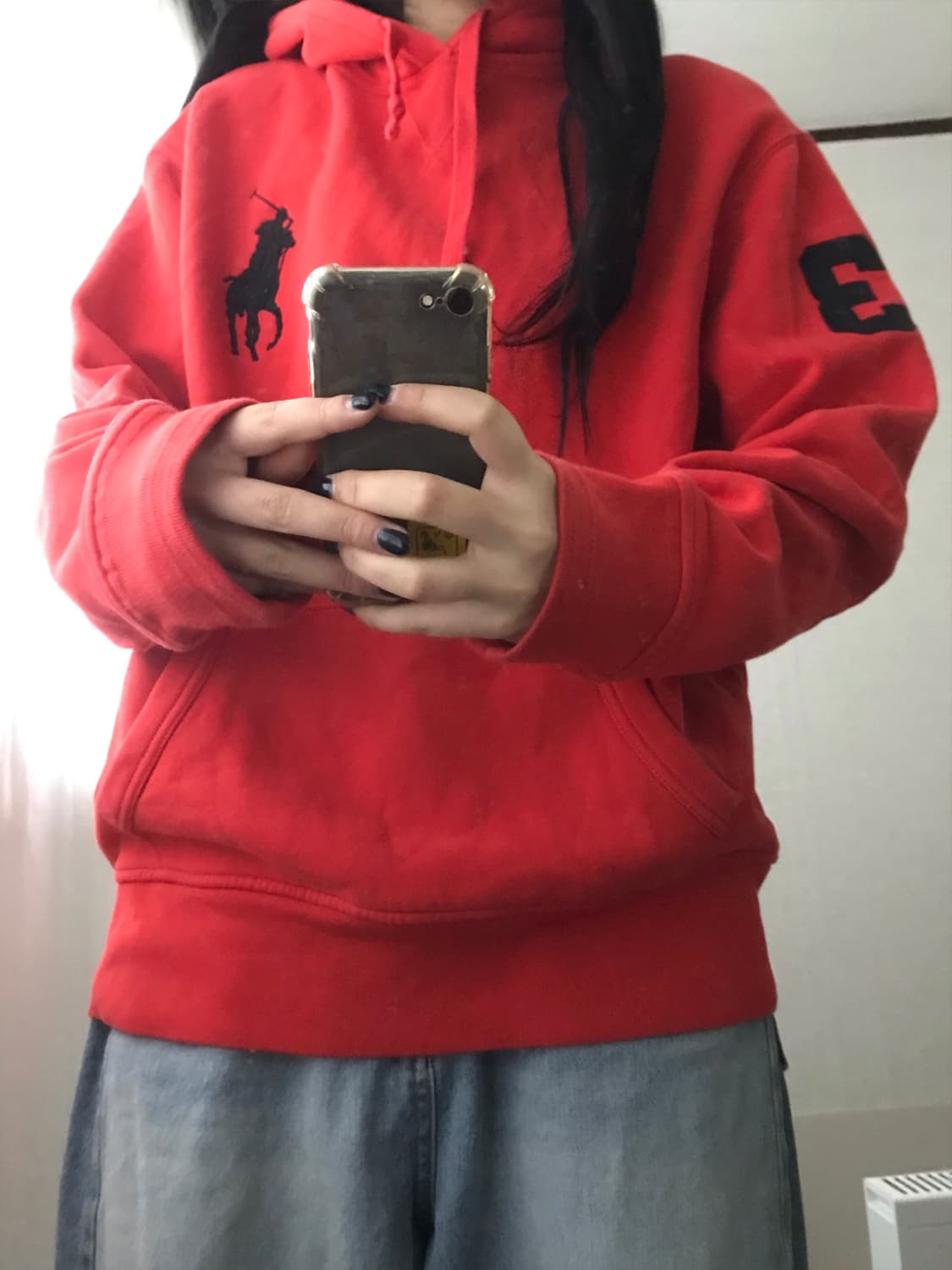 폴로 레드 빅포니 후드티 상품이미지1