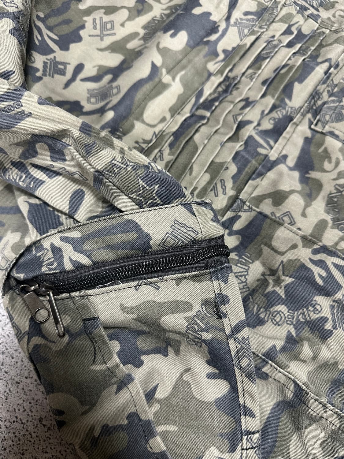 ✨ (바배) 경신 카모 점프 수트 상품이미지4