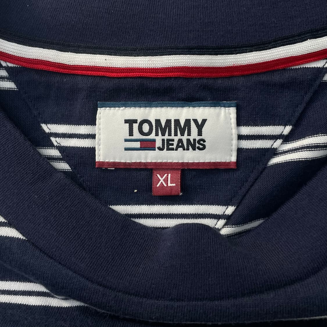 XL 타미진스 스트라이프 긴팔 티셔츠 0304S1 상품이미지2