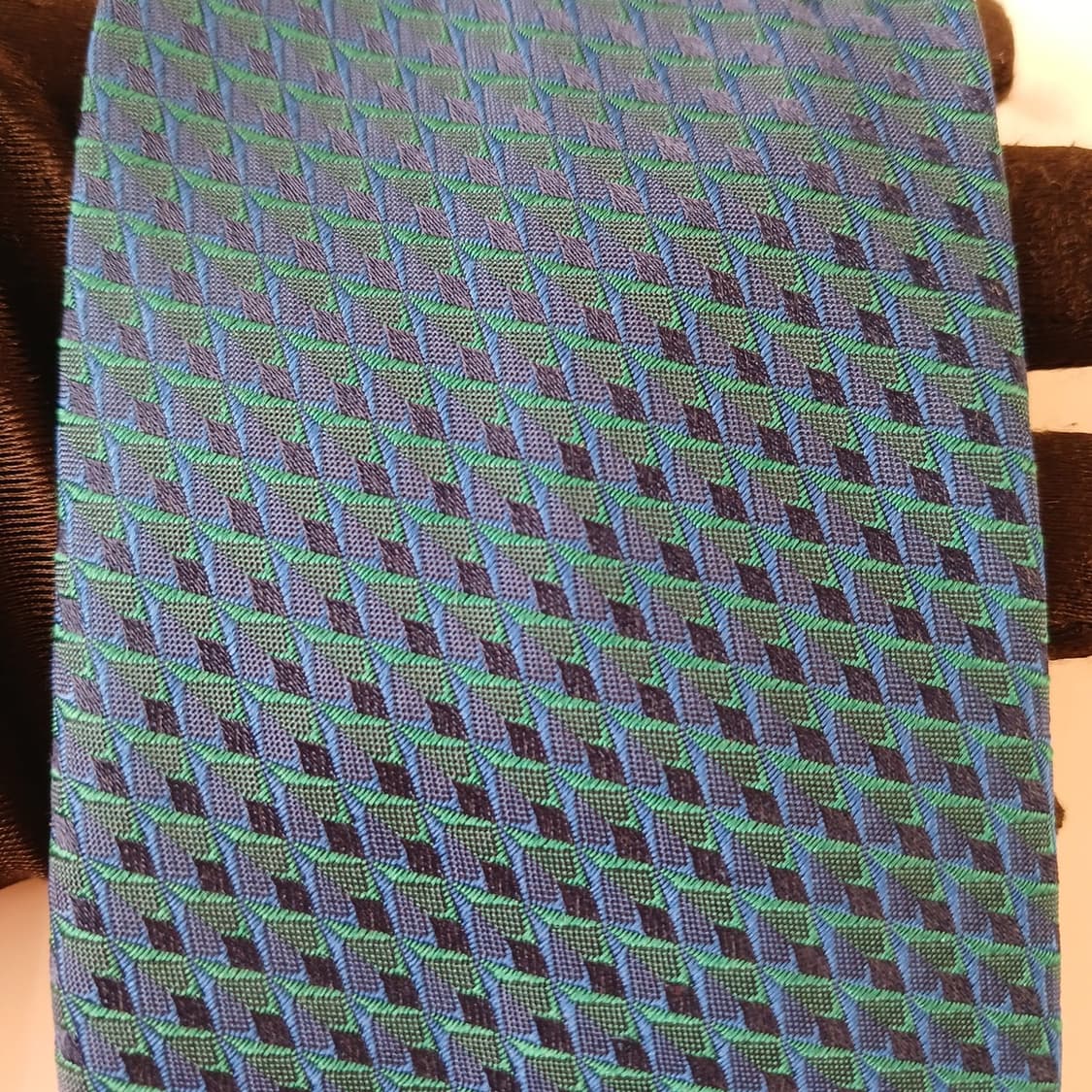 미쏘니 실크 블루 텍스처 넥타이 8.3cm A+등급 A19336
 상품이미지8