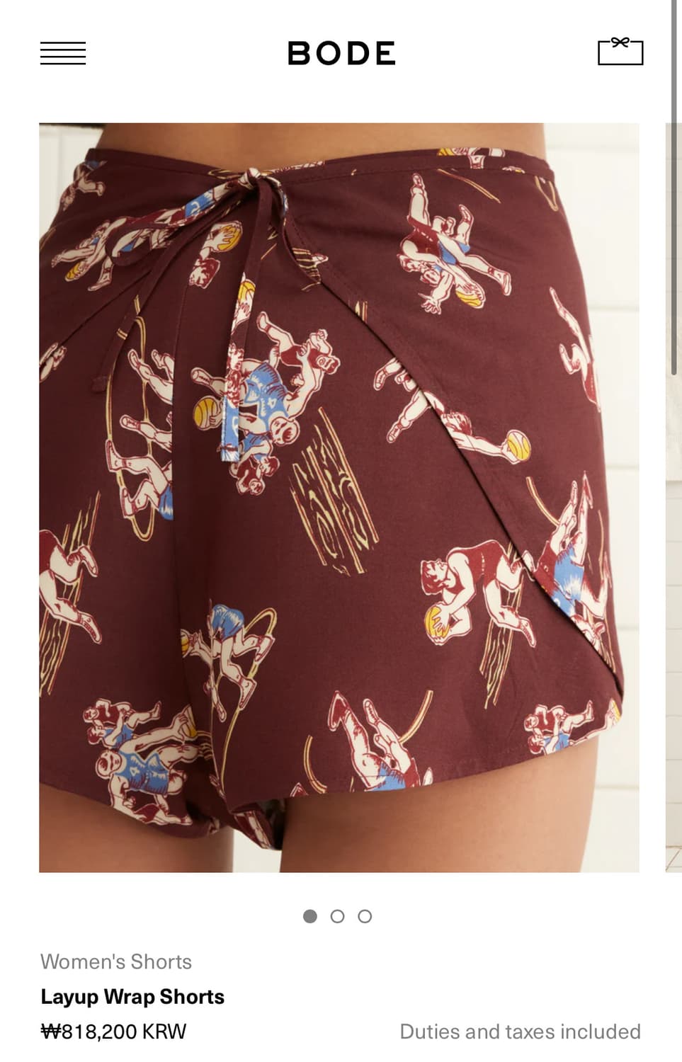 [XS,M]보디 BODE Layup Wrap 쇼츠 상품이미지4