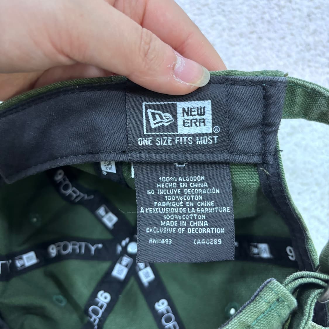 F 뉴에라 워시드 덕 캔버스 볼캡 0401E 상품이미지7