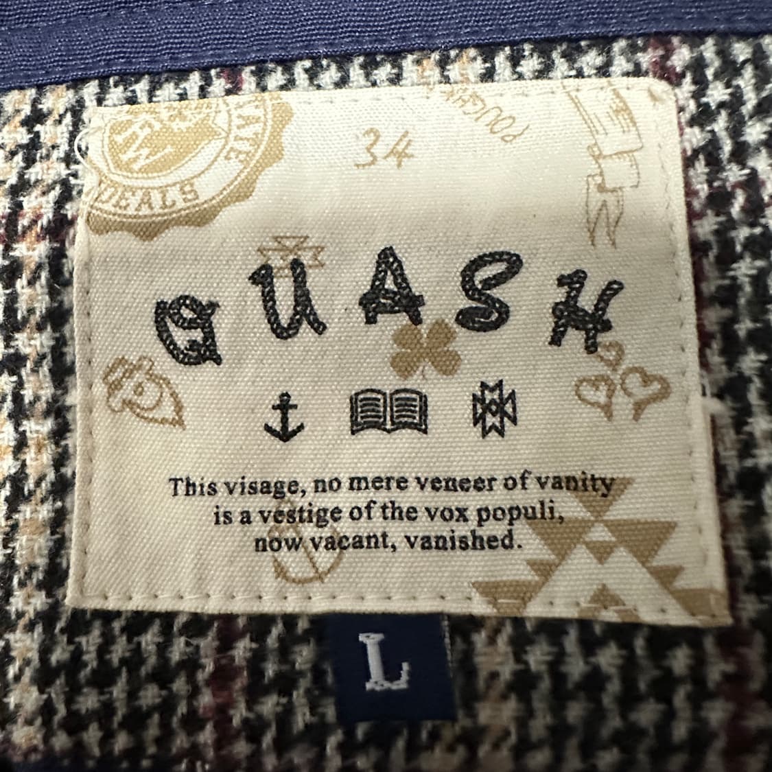 VINTAGE multi pattern work vest 상품이미지3