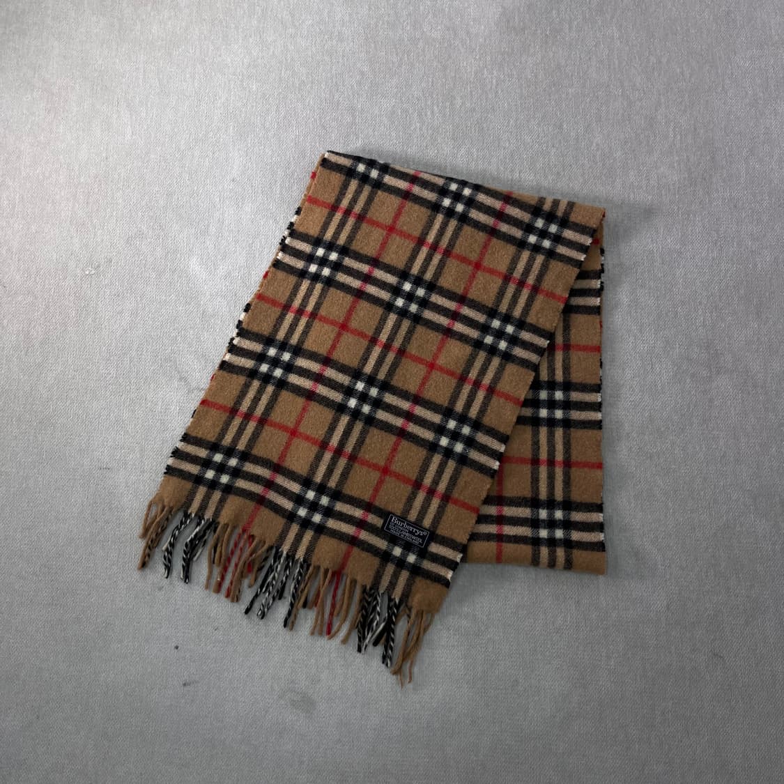 버버리 노바체크 램스울 베이지 머플러 상품이미지1