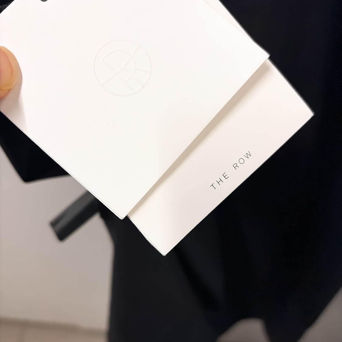 (정품/새상품) 더 로우 여성 블랙 울 실크 CALANTHE 맥시 드레스 상품이미지4