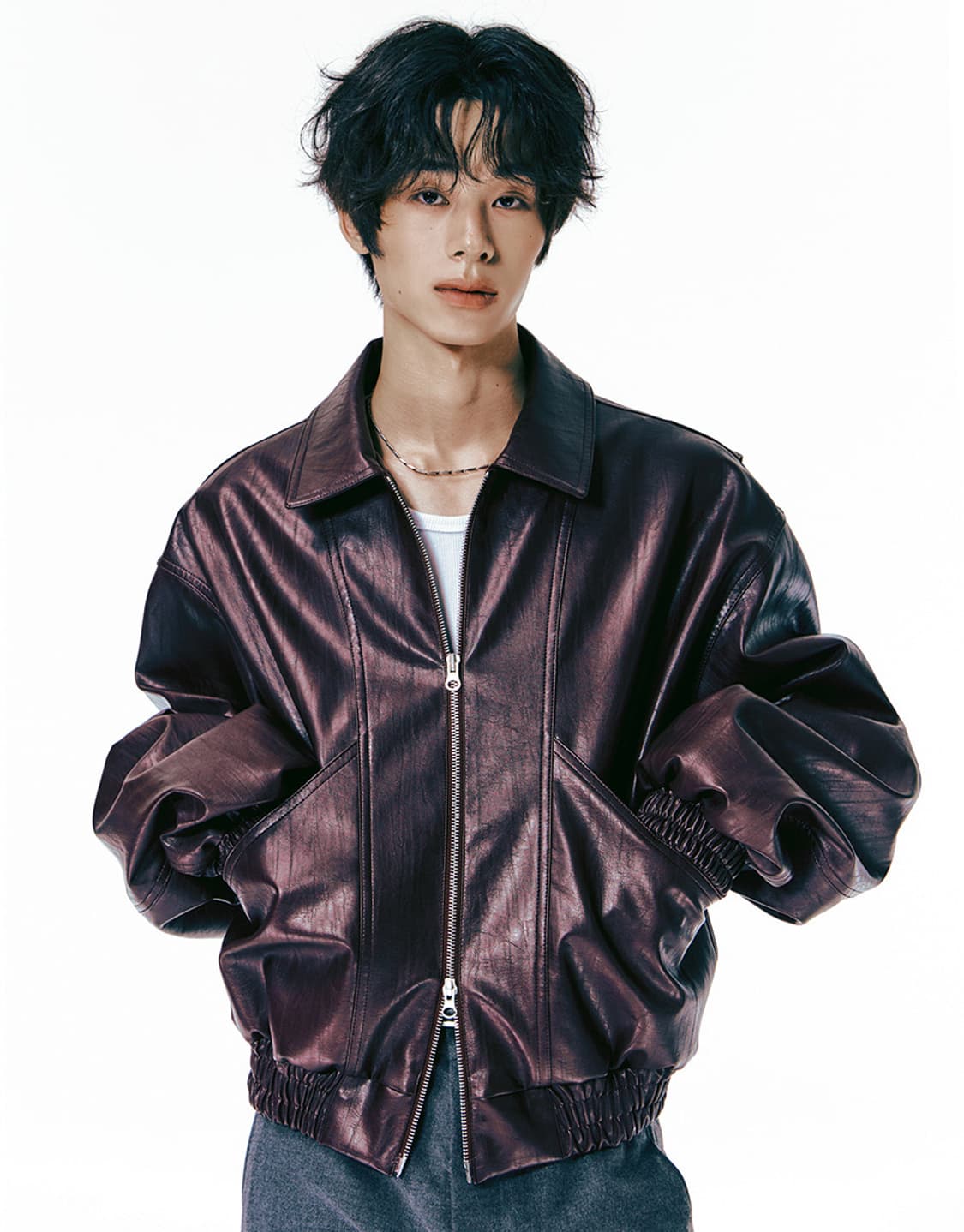 [L]랜아카이브 레더자켓 Star Stud Leather Blouson 상품이미지1