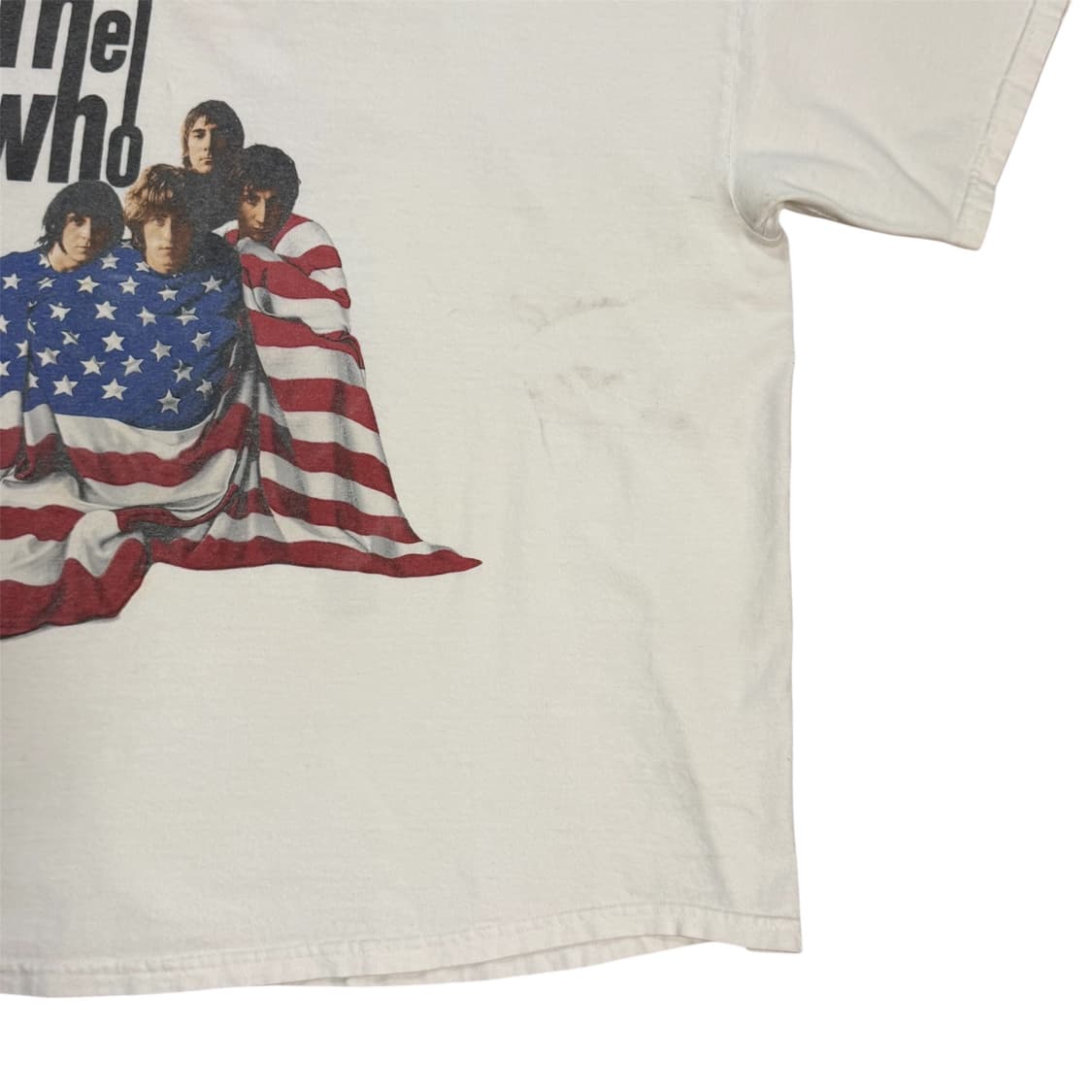 빈티지 00s The Who 더후 밴드 아메리칸 투어 티셔츠 상품이미지5