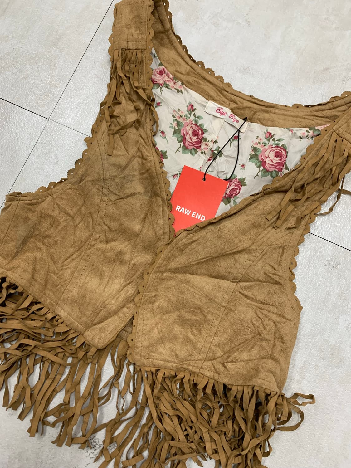 Byebye 스웨이드 웨스턴 베스트 #511 상품이미지2