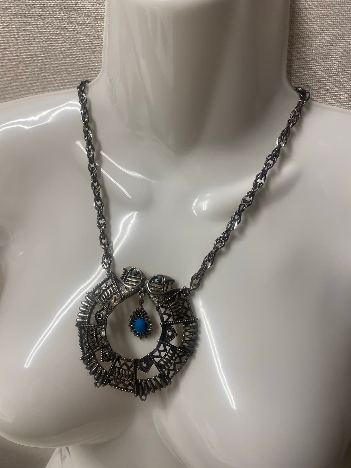 1960s 빈티지 주석 네크리스 주얼리 상품이미지8