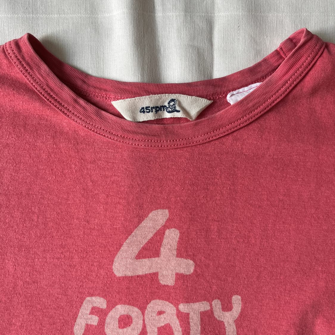45RPM cotton 100% T-shirt ( 일본제 ) 상품이미지3