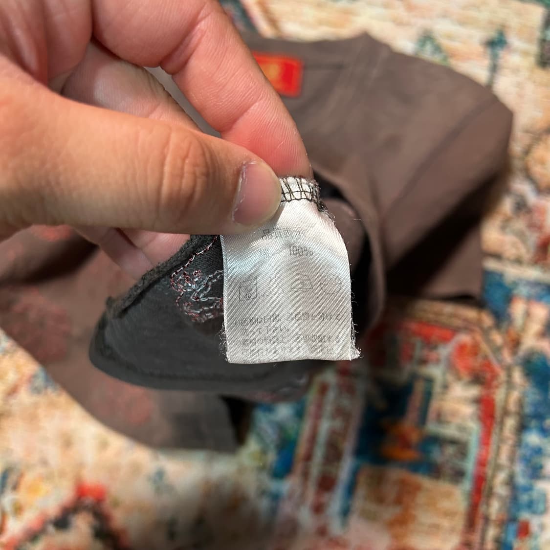 [S] 인디언 모터사이클 자수 패턴 반팔 상품이미지5