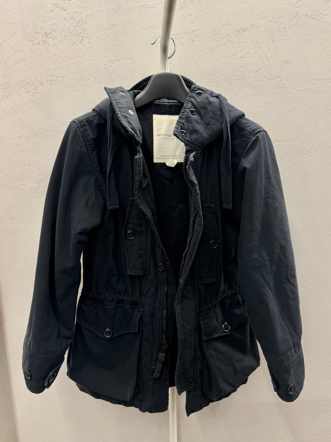 폴로 랄프로렌 데님앤서플라이 컴벳 야상자켓 (블랙, S) 상품이미지2
