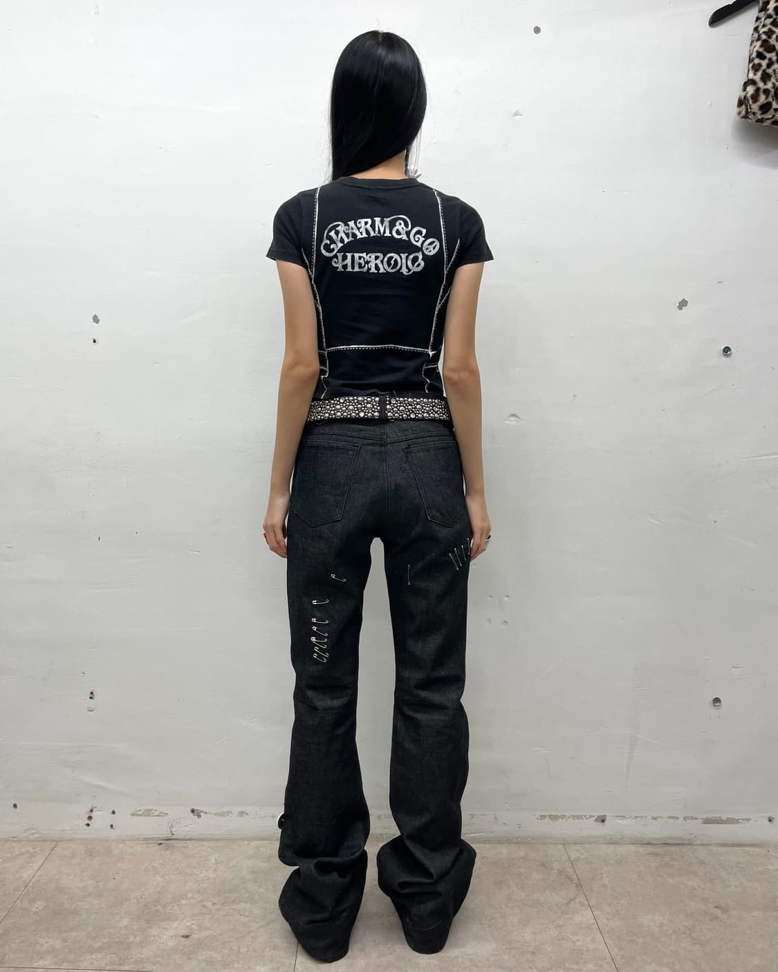 Punk Rider Jacket Long Frouille T-shirt  상품이미지5