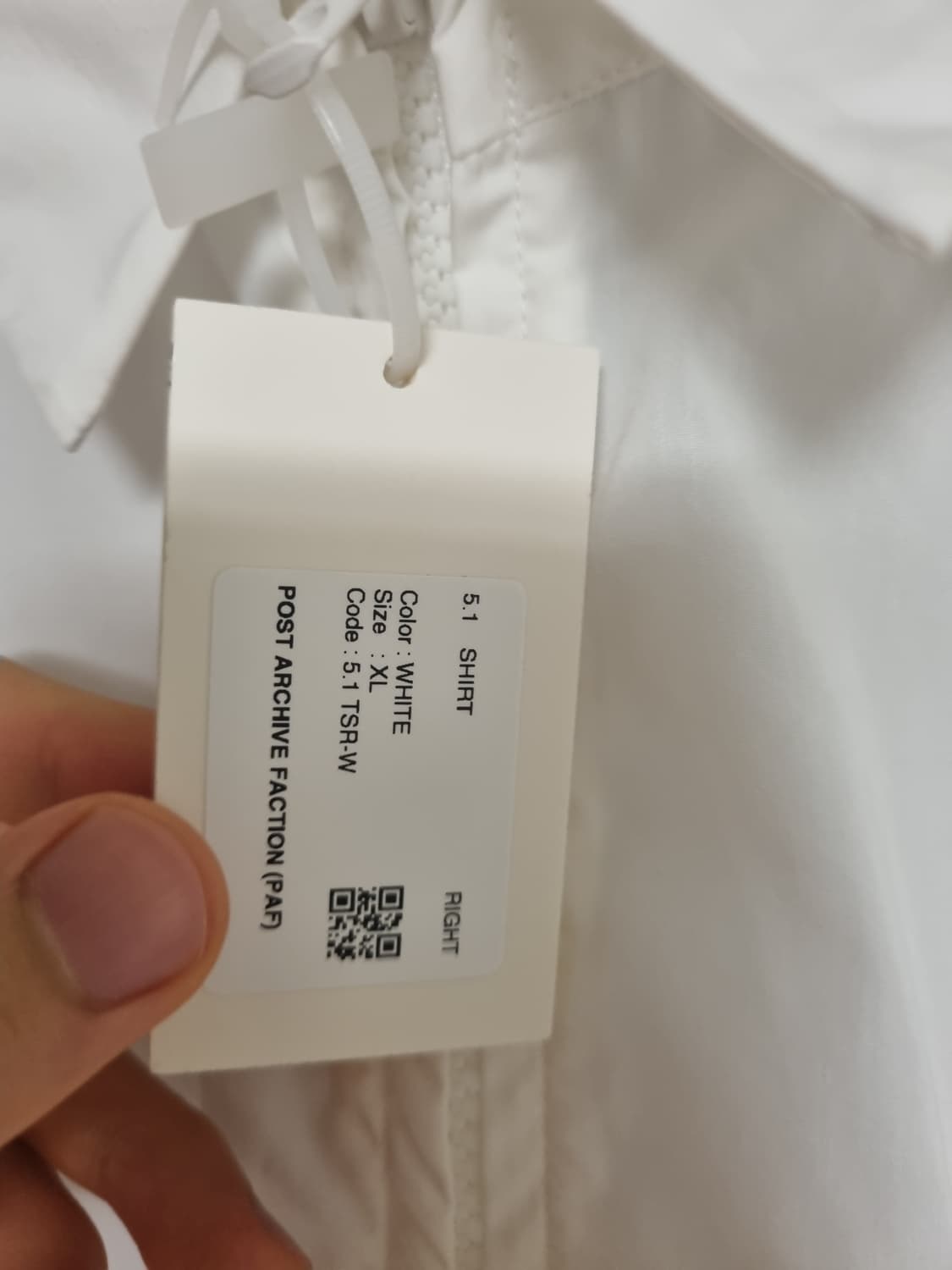 PAF 5.1 SHIRT RIGHT (WHITE) 상품이미지4