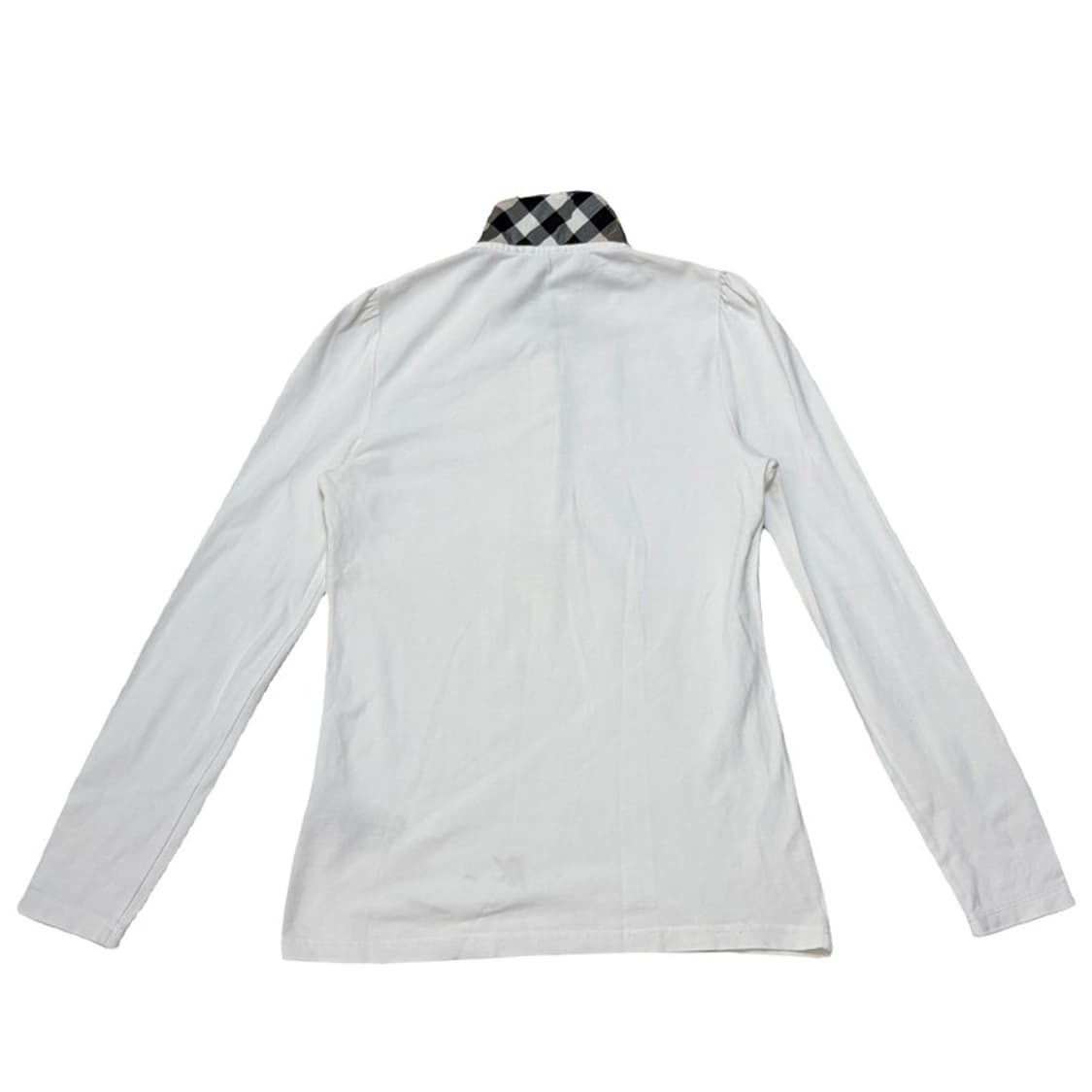 BURBERRY 체크 트리밍 롱슬리브 S 상품이미지8