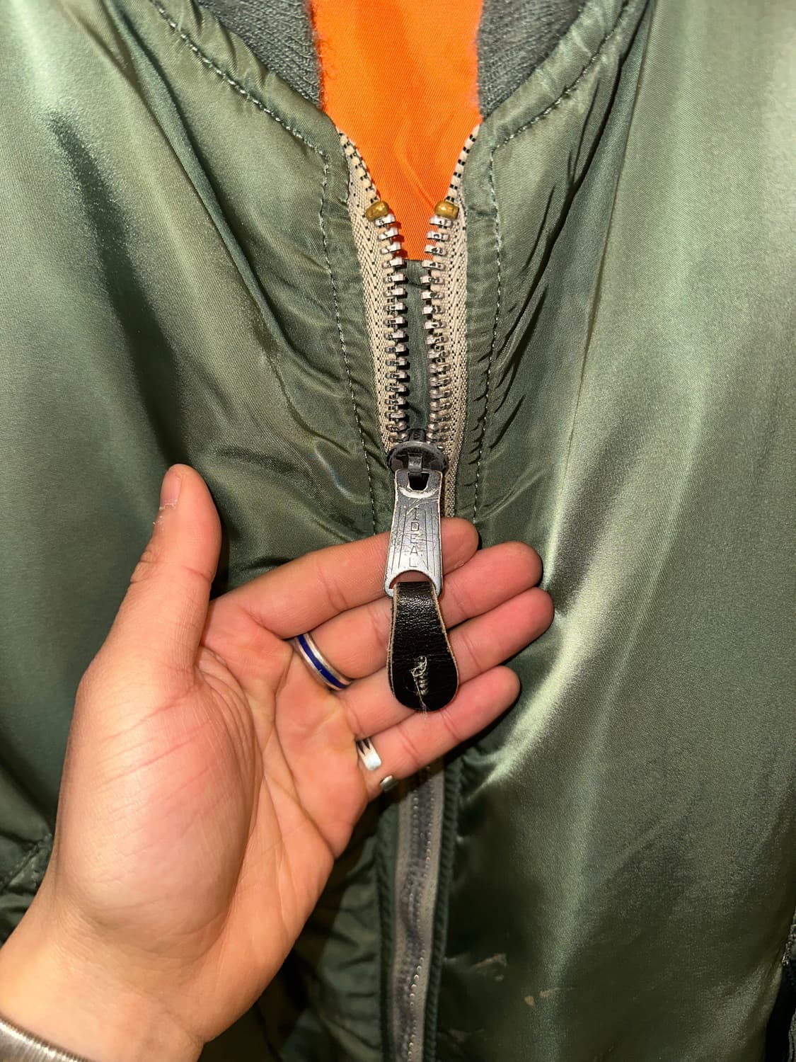 80’s Alpha Industries Ma-1 USA flight 상품이미지6