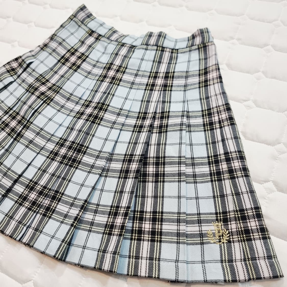 체크 플리츠 스커트 상품이미지3