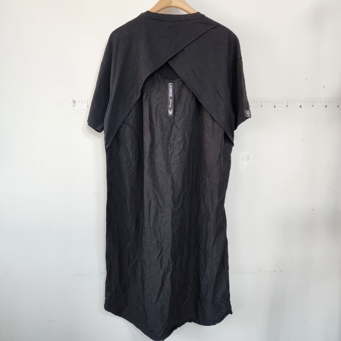 라이프워크 블랙 롱 원피스 상품이미지5