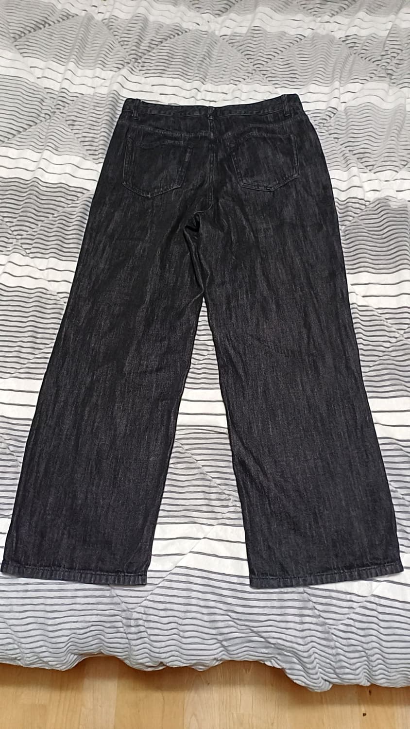 무신사 와이드 얇은데님팬츠 33인치 기장105 상품이미지4