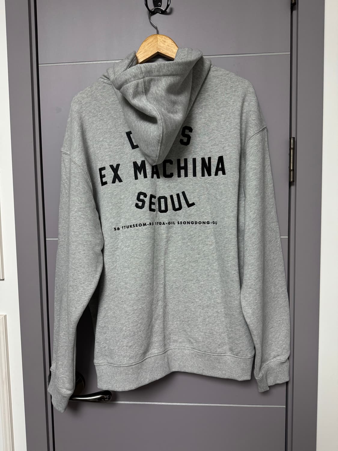 데우스 엑스 마키나 서울 후드 집업 XL 그레이 상품이미지3