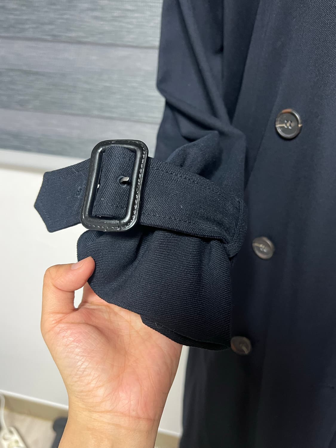 All&sundry 네이비 트렌치 상품이미지4