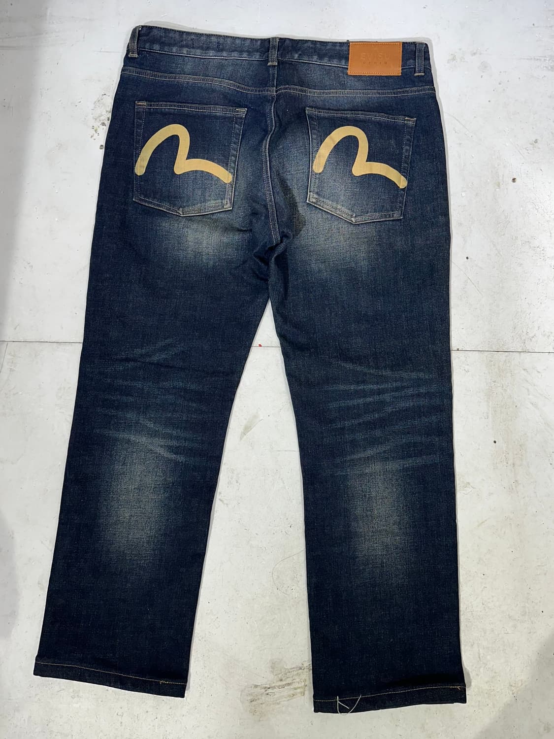 에비수 진청 다이콕 와이드 데님 팬츠 청바지 상품이미지5