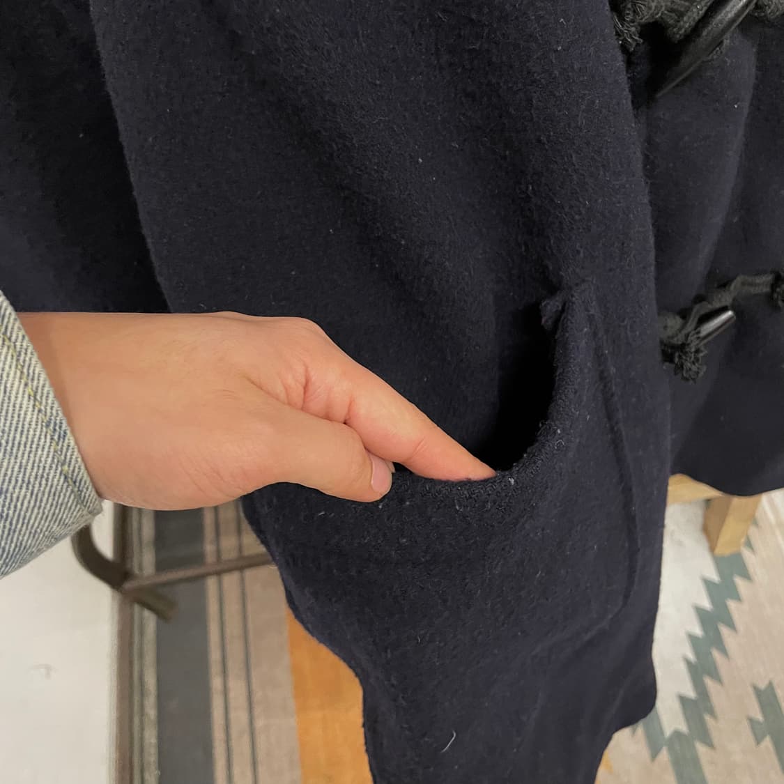 90s 폴로 랄프로렌 더플 코트 빈티지 떡볶이 코트 컨트리 상품이미지7