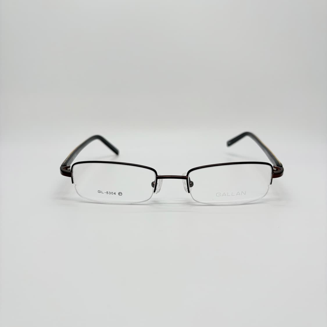 GALLAN 브라운 스퀘어 반무테 상품이미지3