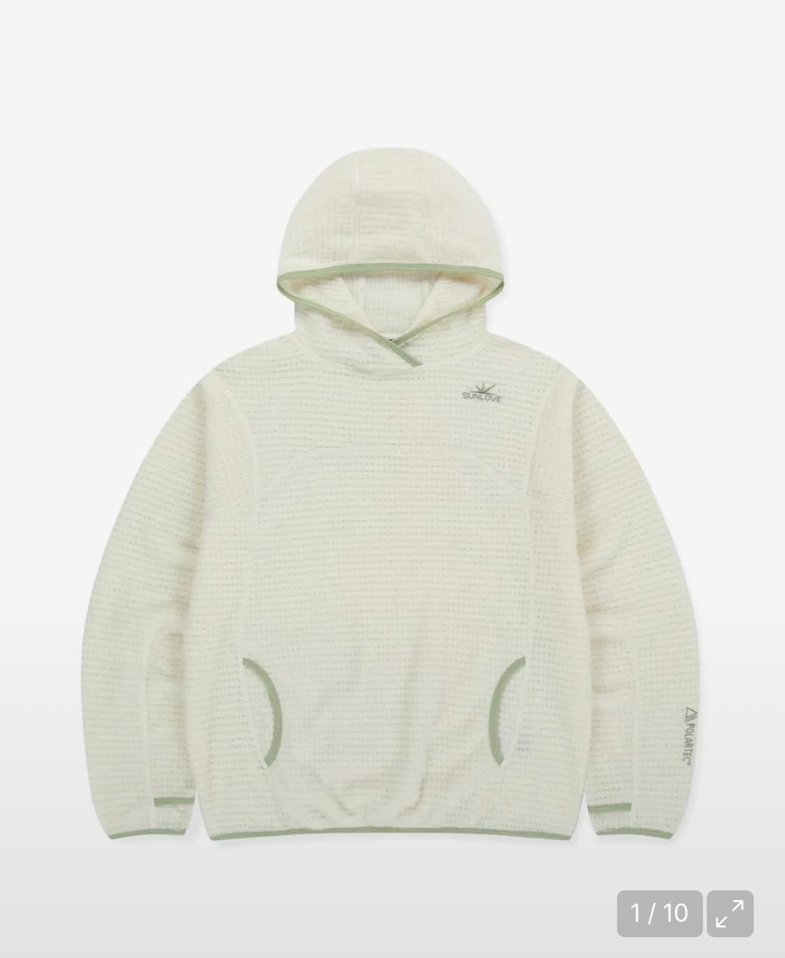 썬러브 폴라텍 후드 상품이미지1