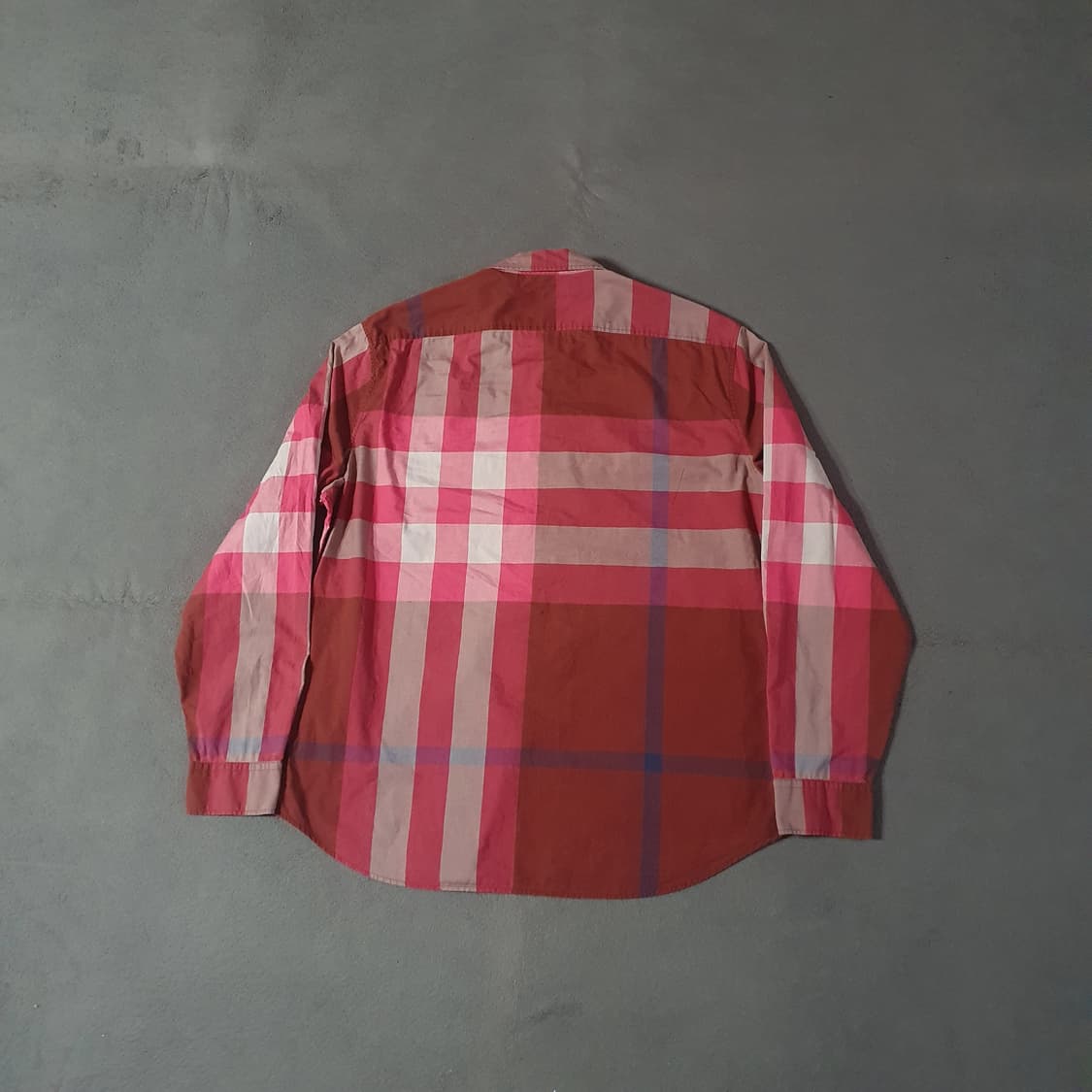 버버리 브릿 체크 셔츠 XL 상품이미지3