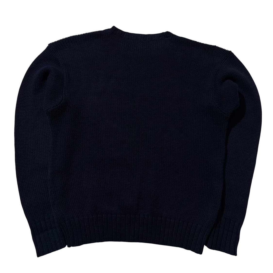 폴로 랄프로렌 성조기 라운드 핸드니트 네이비 상품이미지2