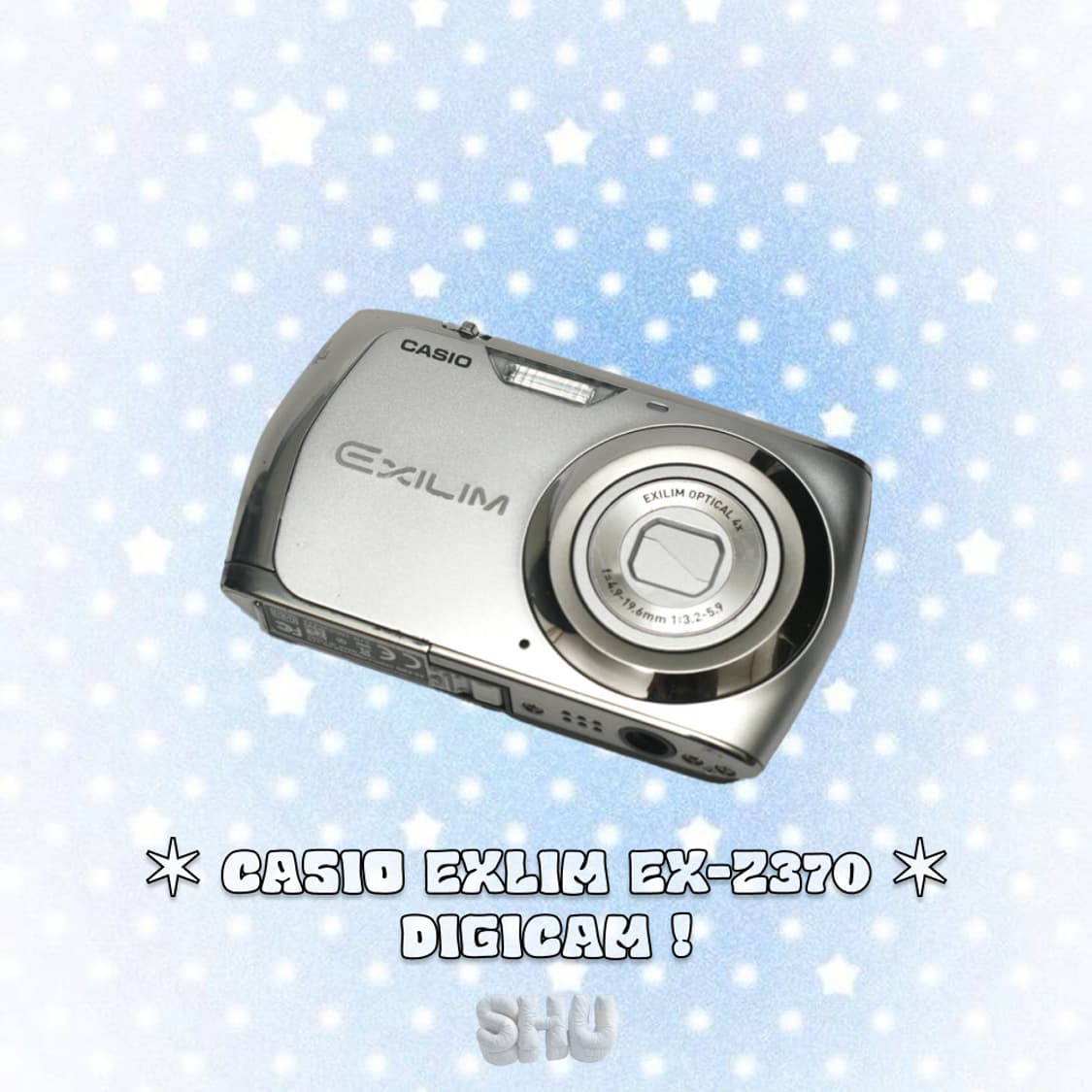 카시오 엑슬림 EX-Z370 빈티지 디카 실버 상품이미지4