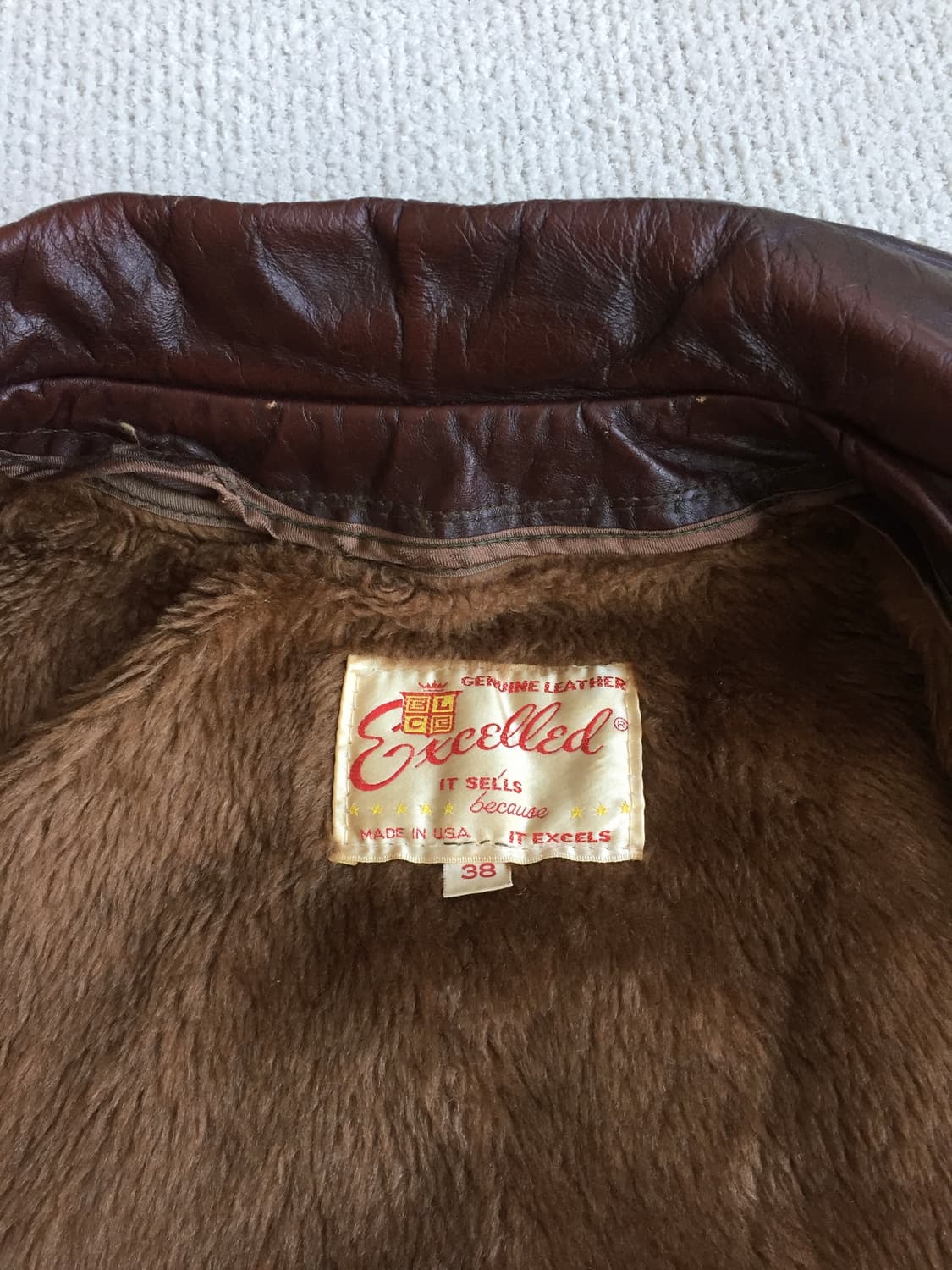 70‘s Exeelled 엑셀드 브라운 카코트 상품이미지9