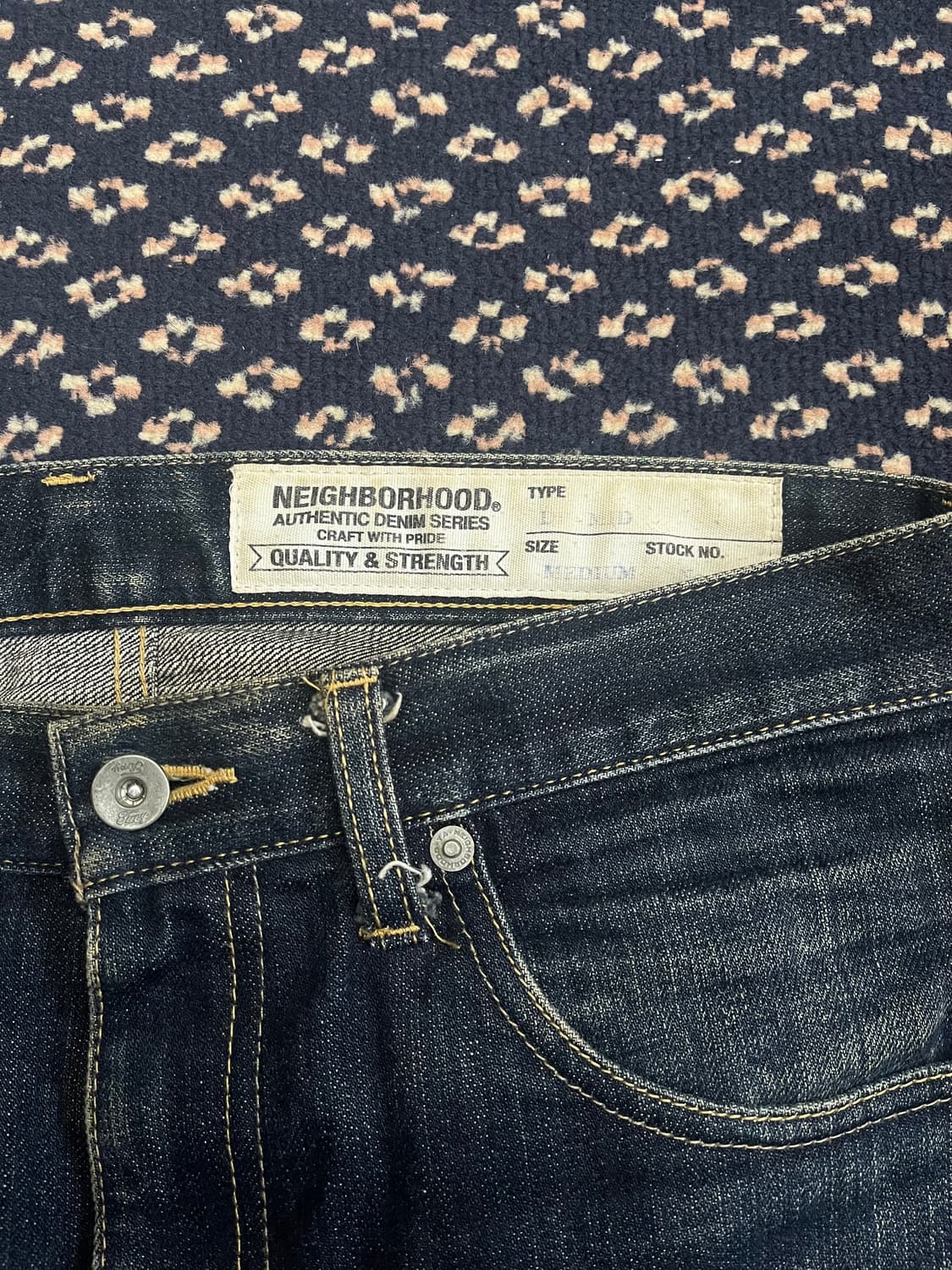 네이버후드 셀비지 데님 팬츠 상품이미지4