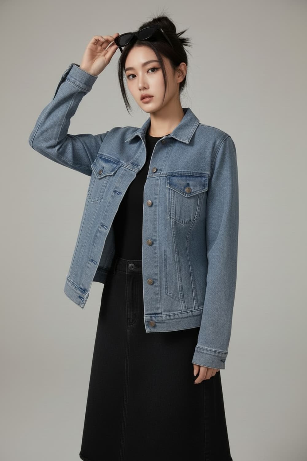 아크네 스튜디오 연청 데님 청자켓 50 상품이미지1