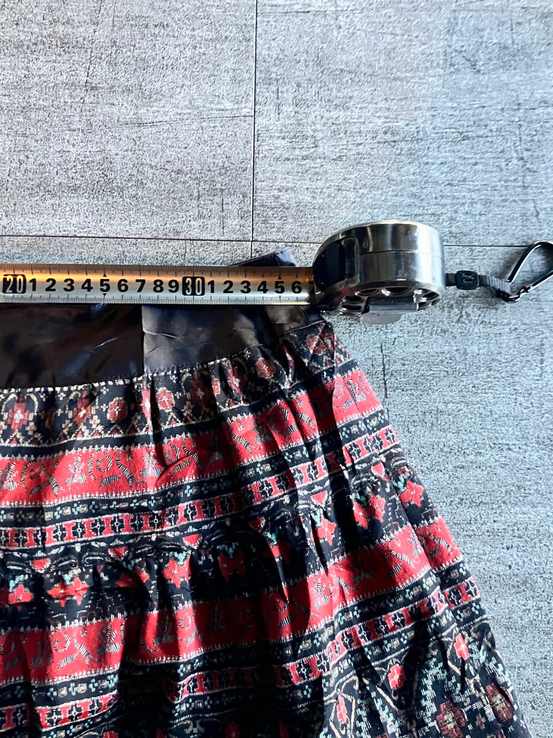 일본빈티지 오리엔탈보헤미안 동양풍 미디스커트 상품이미지2