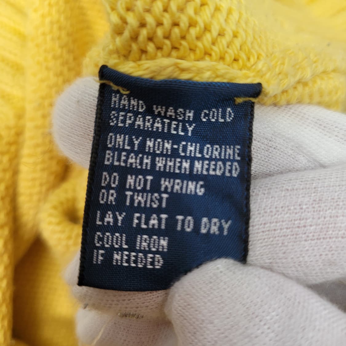 폴로랄프로렌 피마 코튼100% 반집업 긴팔 니트 스웨터 XL사이즈 상품이미지9