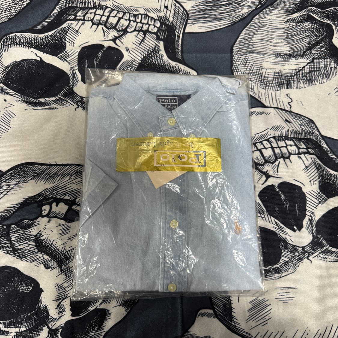 폴로랄프로렌 데님 반팔 셔츠 90사이즈 새상품 상품이미지2