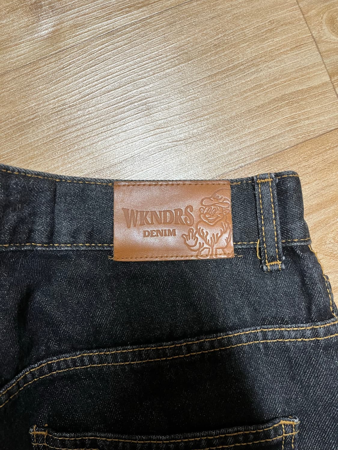 WKNDRS DWARF DENIM PANTS (BLACK) M 상품이미지6