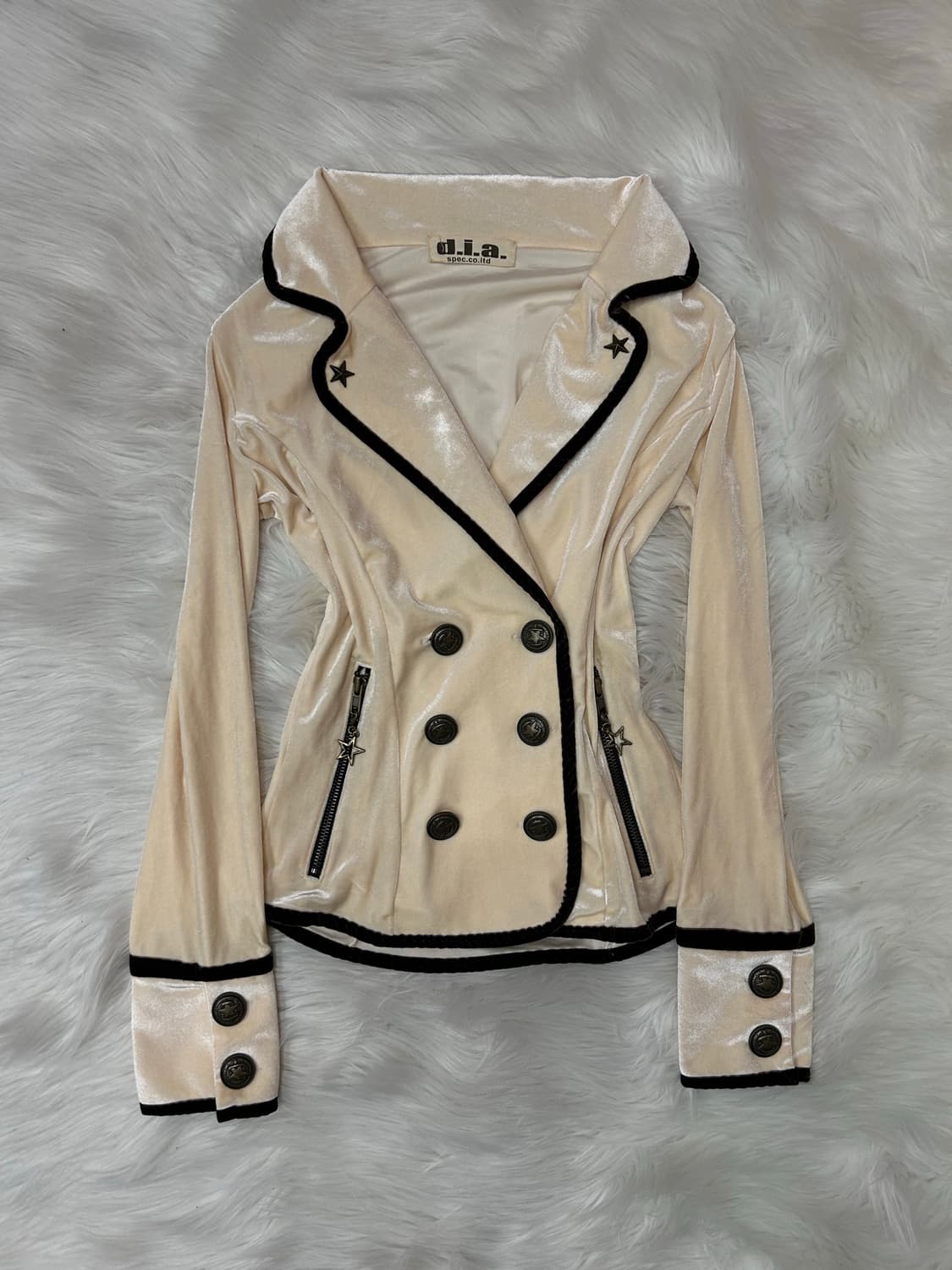 d.i.a velvet jacket 다이아 벨벳 자켓 상품이미지1