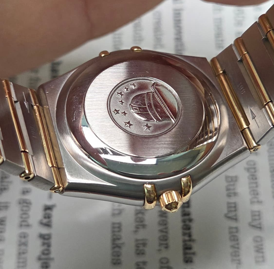 오메가 컨스틸레이션 18K콤비 풀바 최상위 크로노미터 오토매틱  상품이미지9