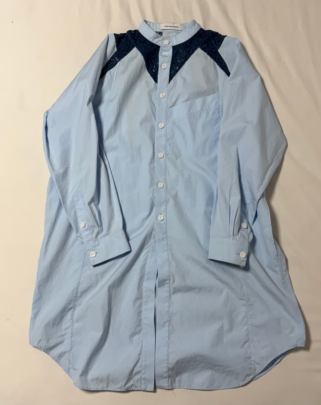 [46] 키코 코스타디노브 퓨쳐 롱 셔츠 블루 상품이미지1