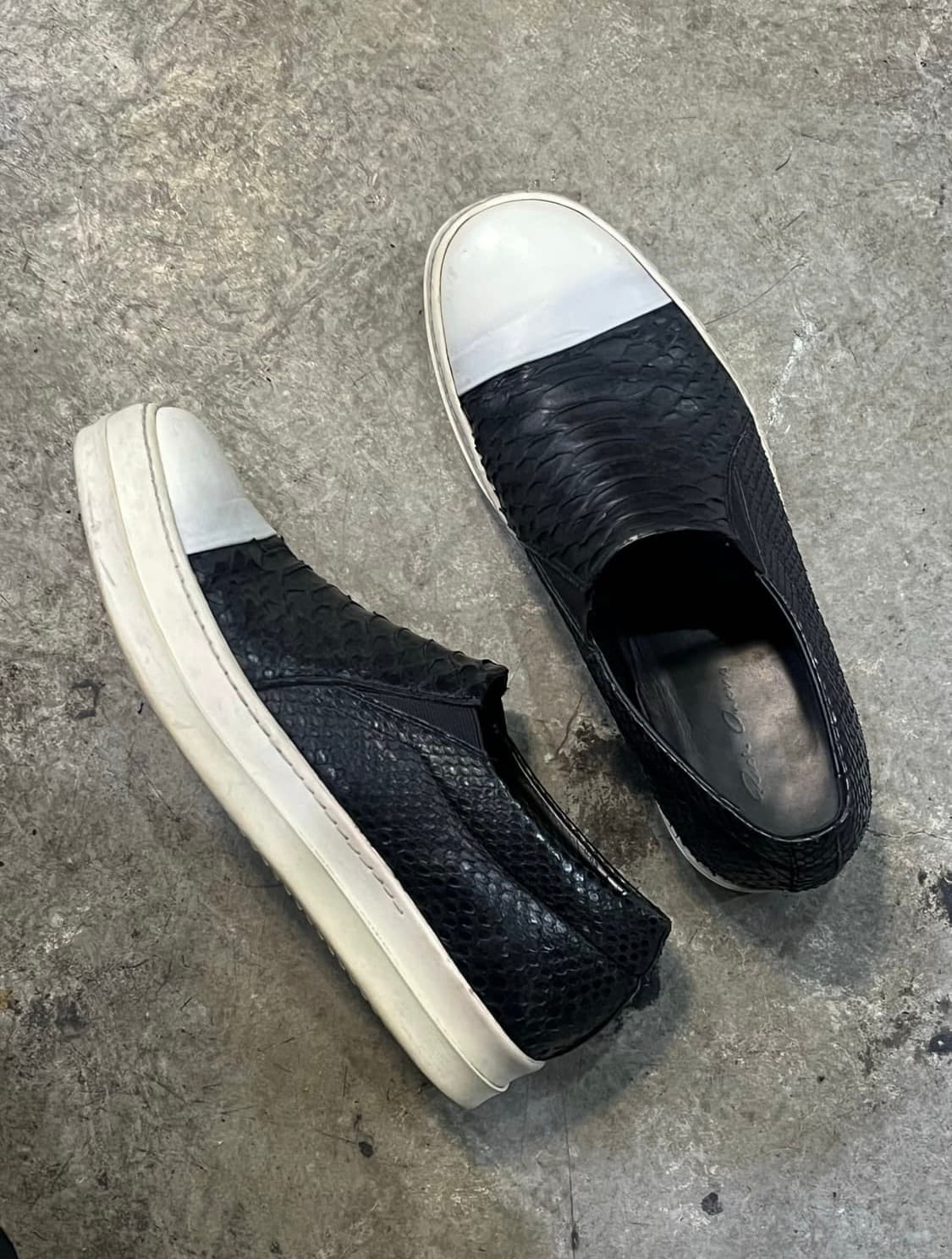 릭오웬스 파에톤 레더 슬립온 스니커즈 260 상품이미지2