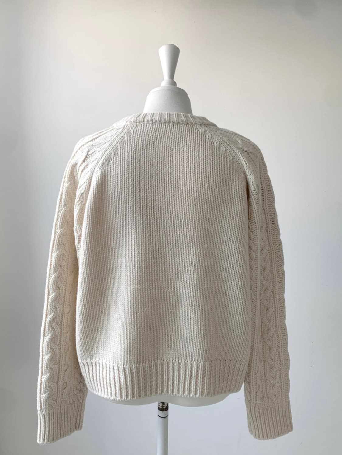 모젤 꽈배기 울 니트 상품이미지2