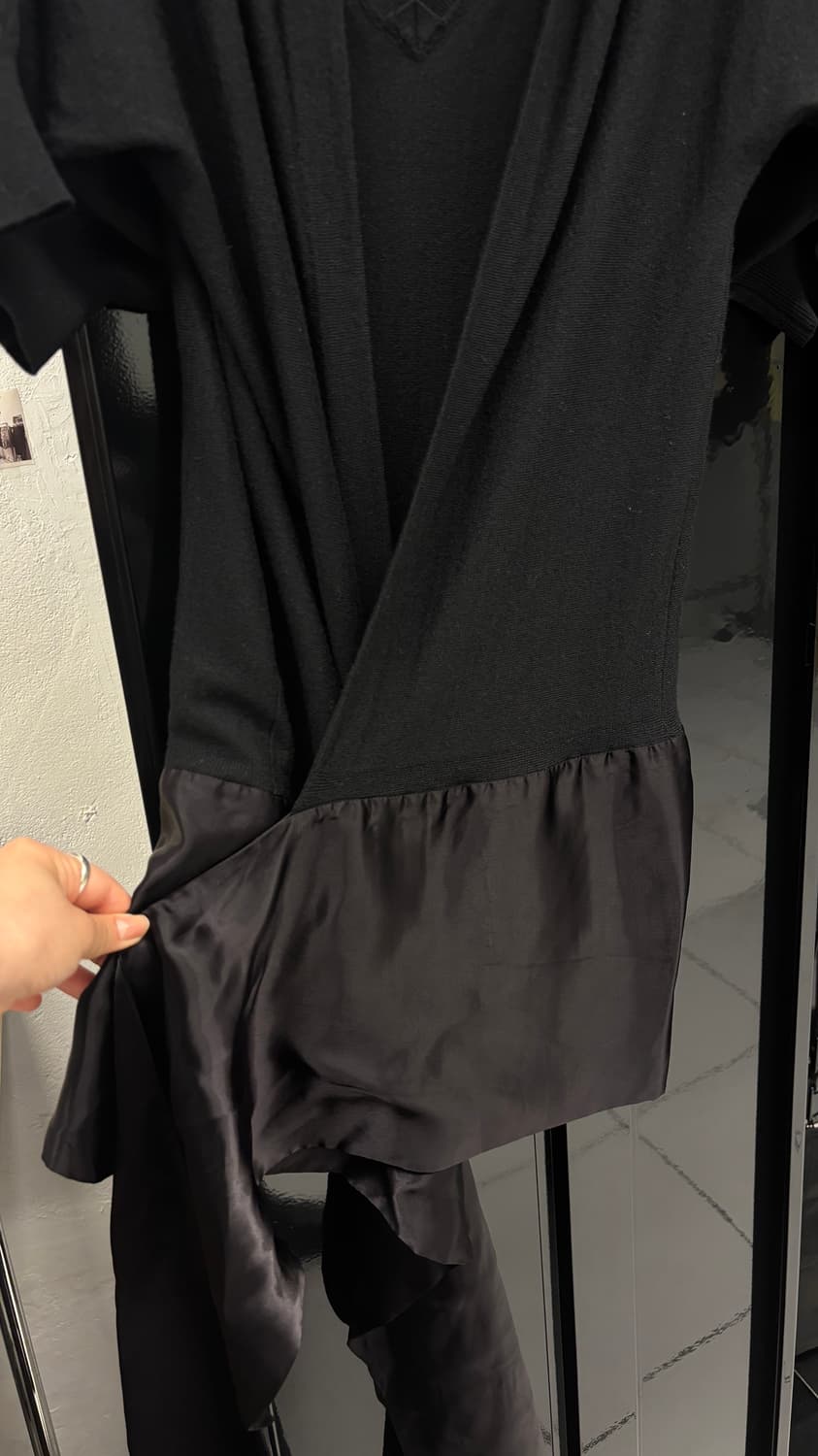 Sacai ad2007 wrap detail knit top 상품이미지8