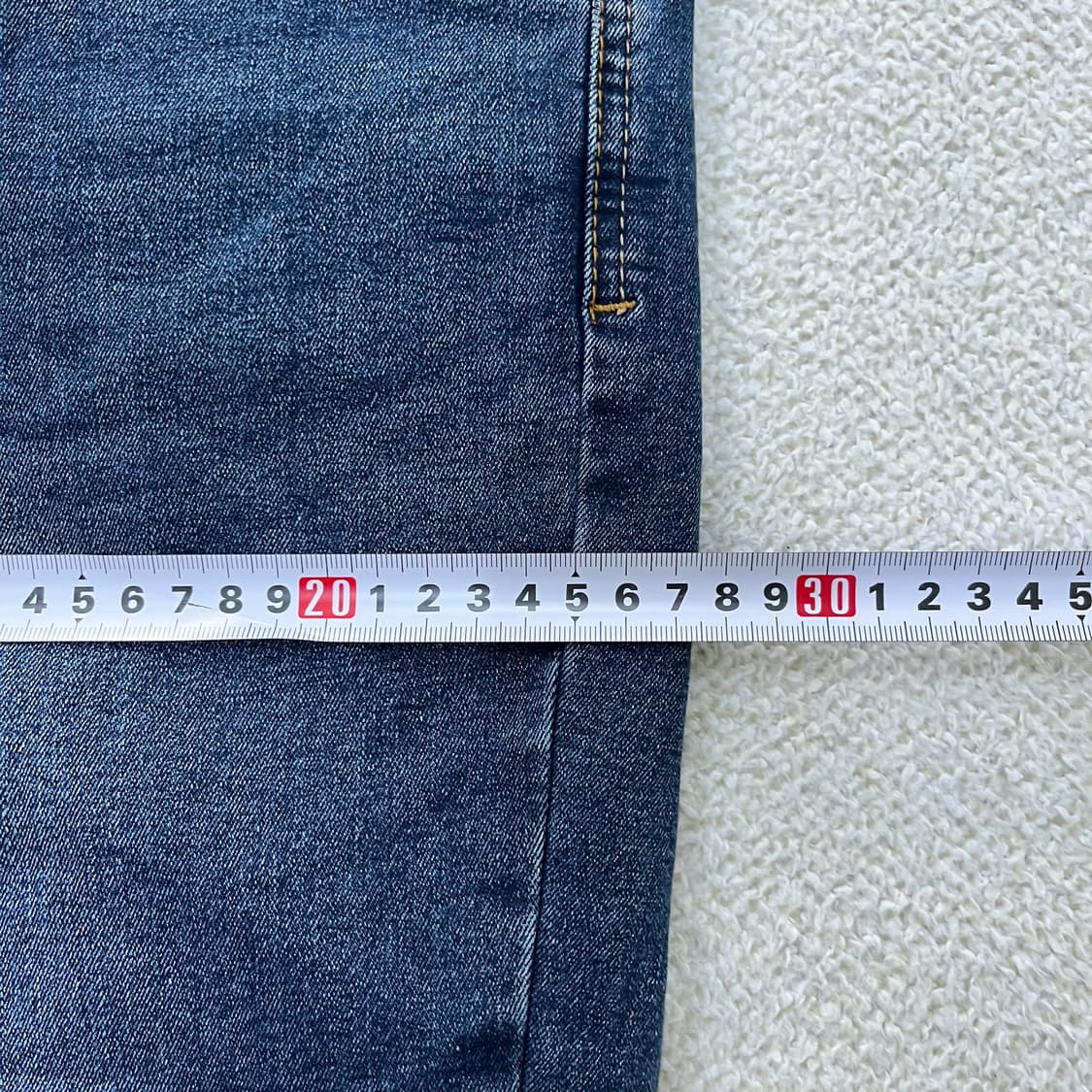 82 후부 일자핏 데님 바지 0414M 상품이미지6